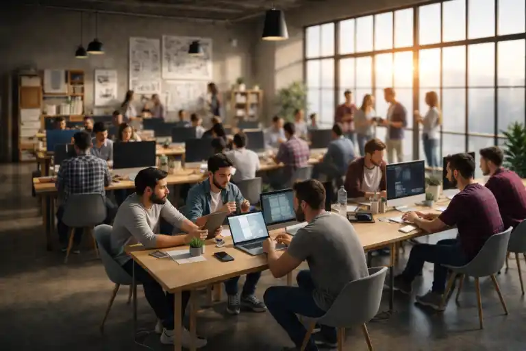 AI technology background